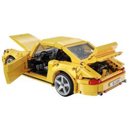 CADA DOUBLEE C62003 62003 RUF CTR 2017 XE THỂ THAO CHIM VÀNG 1:12 tỷ lệ 1:12 bộ đồ chơi xếp lắp ráp ghép mô hình Creator RUF CTR 2017 YELLOWBIRD Sáng Tạo 1515 khối