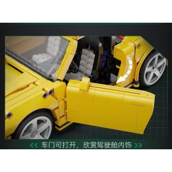 CADA DOUBLEE C62003 62003 RUF CTR 2017 XE THỂ THAO CHIM VÀNG 1:12 tỷ lệ 1:12 bộ đồ chơi xếp lắp ráp ghép mô hình Creator RUF CTR 2017 YELLOWBIRD Sáng Tạo 1515 khối