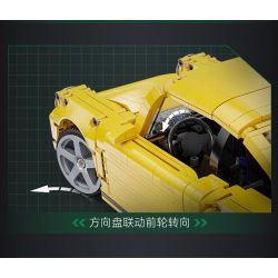 CADA DOUBLEE C62003 62003 RUF CTR 2017 XE THỂ THAO CHIM VÀNG 1:12 tỷ lệ 1:12 bộ đồ chơi xếp lắp ráp ghép mô hình Creator RUF CTR 2017 YELLOWBIRD Sáng Tạo 1515 khối