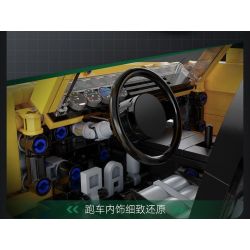 CADA DOUBLEE C62003 62003 RUF CTR 2017 XE THỂ THAO CHIM VÀNG 1:12 tỷ lệ 1:12 bộ đồ chơi xếp lắp ráp ghép mô hình Creator RUF CTR 2017 YELLOWBIRD Sáng Tạo 1515 khối