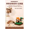 WANGE LIGAO DR.LUCK 1620 QUÁI THÚ TUYỆT VỜI GẤU TRÚC ĐỎ bộ đồ chơi xếp lắp ráp ghép mô hình Creator WONDERFUL ANIMALS Sáng Tạo 125 khối