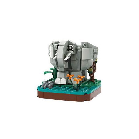 WANGE LIGAO DR.LUCK 1623 QUÁI THÚ TUYỆT VỜI VOI bộ đồ chơi xếp lắp ráp ghép mô hình Creator WONDERFUL ANIMALS Sáng Tạo 139 khối