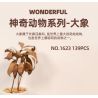 WANGE LIGAO DR.LUCK 1623 QUÁI THÚ TUYỆT VỜI VOI bộ đồ chơi xếp lắp ráp ghép mô hình Creator WONDERFUL ANIMALS Sáng Tạo 139 khối