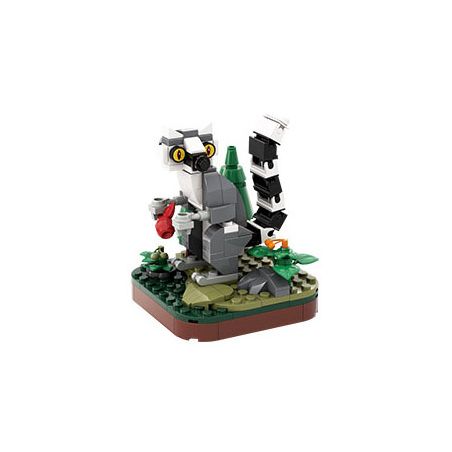 WANGE LIGAO DR.LUCK 1624 SINH VẬT HUYỀN BÍ VƯỢN CÁO bộ đồ chơi xếp lắp ráp ghép mô hình Creator WONDERFUL ANIMALS Sáng Tạo 131 khối