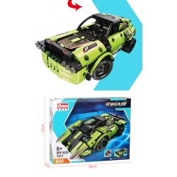QIHUI 8020 non  XE ĐUA OFF-ROAD XANH LÁ bộ đồ chơi xếp lắp ráp ghép mô hình  Kỹ Thuật Công Nghệ Cao Mô Hình Phương Tiện 335 khối