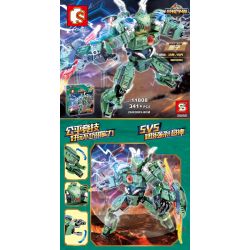 SEMBO 11808 non  TẤN CÔNG MOZI bộ đồ chơi xếp lắp ráp ghép mô hình King Of Glory Hegemony Game Liên Quân 341 khối