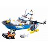 SLUBAN M38-B0657 B0657 0657 M38B0657 38-B0657 non  TÀU CẢNH SÁT BIỂN bộ đồ chơi xếp lắp ráp ghép mô hình Police POLICE LAND SEA 347 khối
