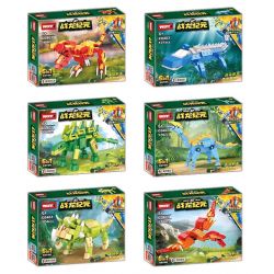 WOMA C0403 0403 non  SIÊU XE BỌC THÉP SAMURAI VXL bộ đồ chơi xếp lắp ráp ghép mô hình DINOSAUR CENTURY 1019 khối