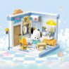 TOP TOY TC2316 2316 TÒA NHÀ PHỤ KHÔNG THỂ TIN ĐƯỢC CỦA GIA ĐÌNH SANRIO PHÒNG TẮM MA THUẬT DÀNH CHO CHÓ PACHA bộ đồ chơi xếp lắp ráp ghép mô hình SANRIO CHARACTERS POCHACCO