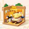 TOP TOY TC2317 2317 TÒA NHÀ PHỤ KHÔNG THỂ TIN ĐƯỢC CỦA GIA ĐÌNH SANRIO BẾP MA THUẬT DÀNH CHO CHÓ PUDDING bộ đồ chơi xếp lắp ráp ghép mô hình SANRIO CHARACTERS POMPOMPURIN