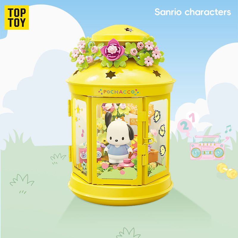 TOP TOY TC2312 2312 SANRIO WONDERFUL LIGHT BỮA TIỆC THỂ THAO DÀNH CHO CHÓ PACHA bộ đồ chơi xếp lắp ráp ghép mô hình SANRIO CHARACTERS