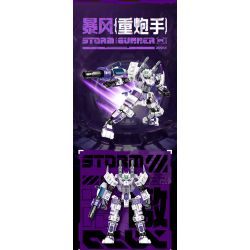 TOP TOY TC2402 2402 ÁO GIÁP DI ĐỘNG PHÁO HẠNG NẶNG STORM bộ đồ chơi xếp lắp ráp ghép mô hình STORM GUNNER 400 khối