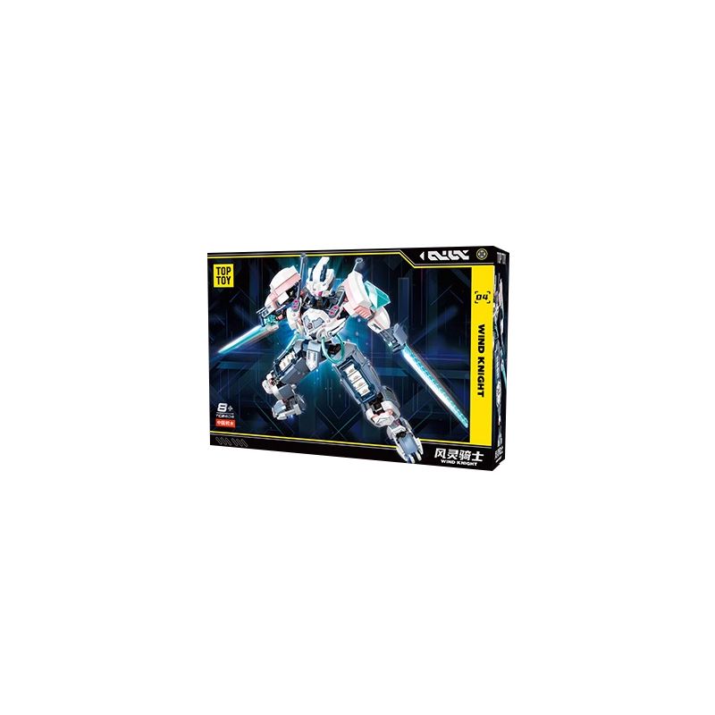 TOP TOY TC2404 2404 HIỆP SĨ TINH THẦN GIÓ MECHA bộ đồ chơi xếp lắp ráp ghép mô hình WIND KNIGHT 400 khối