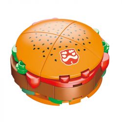 TUSTIN JK5632 5632 SÁNG TẠO HỢP THỜI TRANG TUSTIN BURGER bộ đồ chơi xếp lắp ráp ghép mô hình