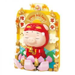 JAKI JK6806 6806 PIG MAN THINGS PING'AN bộ đồ chơi xếp lắp ráp ghép mô hình Movie & Game Phim Và Trò Chơi