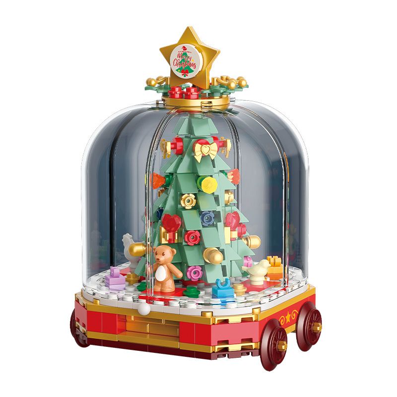 JAKI JK5163 5163 CÂY GIÁNG SINH VUI VẺ bộ đồ chơi xếp lắp ráp ghép mô hình Creator Sáng Tạo