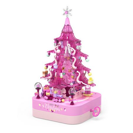 JAKI JK1319 1319 CÂY GIÁNG SINH ÂM NHẠC ẢO bộ đồ chơi xếp lắp ráp ghép mô hình Creator Sáng Tạo