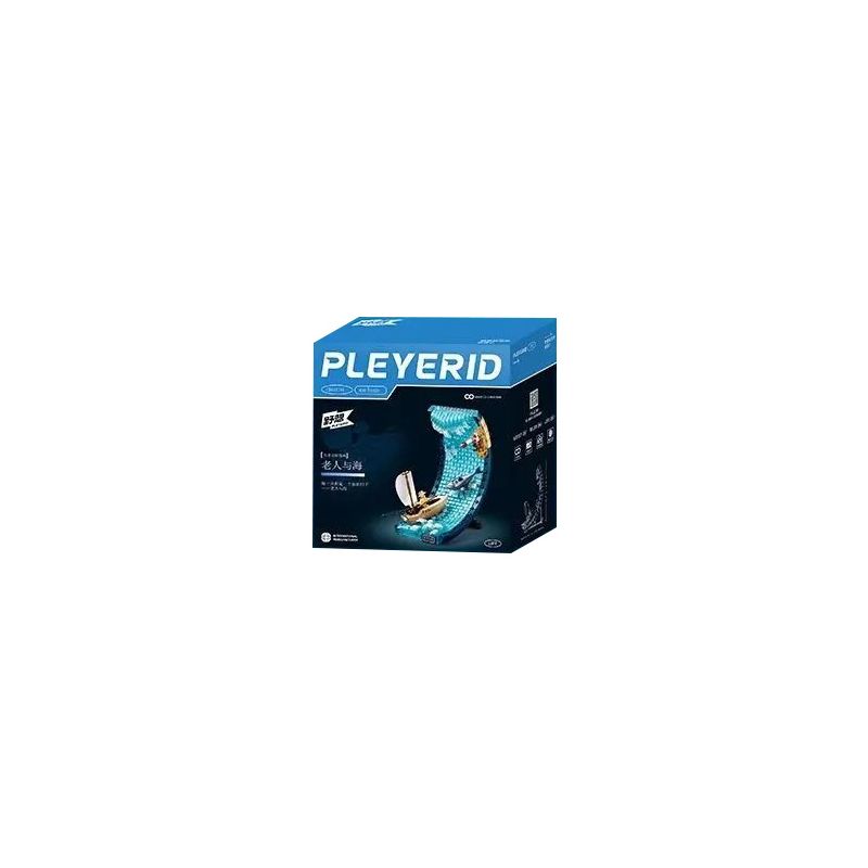 PLEYERID M38-P8025 P8025 8025 M38P8025 38-P8025 CUỐN SÁCH HẢI LÝ ÔNG GIÀ VÀ BIỂN CẢ bộ đồ chơi xếp lắp ráp ghép mô hình Arts & Crafts