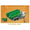JIESTAR 51032 THÀNH PHỐ TOÀN CẦU TRAILER ĐẦY ĐỦ bộ đồ chơi xếp lắp ráp ghép mô hình City CITY GLOBAL ROLL-OFF SKIP LOADER 351 khối
