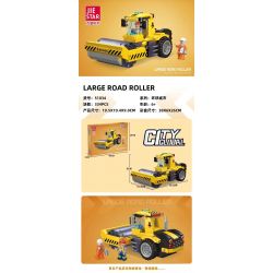 JIESTAR 51034 THÀNH PHỐ TOÀN CẦU ĐƯỜNG LĂN bộ đồ chơi xếp lắp ráp ghép mô hình City CITY GLOBAL LARGE ROAD ROLLER 334 khối