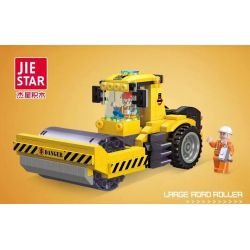 JIESTAR 51034 THÀNH PHỐ TOÀN CẦU ĐƯỜNG LĂN bộ đồ chơi xếp lắp ráp ghép mô hình City CITY GLOBAL LARGE ROAD ROLLER 334 khối