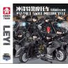 LE YI 78009 XE MÁY TẤN CÔNG SWAT 8 MẪU bộ đồ chơi xếp lắp ráp ghép mô hình City ASSAULT SWAT MOTORCYCLE Thành Phố