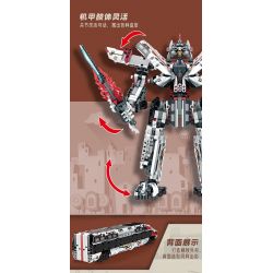 GBL KY1112 1112 KỸ SƯ CƠ KHÍ FOSUN MECHA bộ đồ chơi xếp lắp ráp ghép mô hình Technic Kỹ Thuật Công Nghệ Cao Mô Hình Phương Tiện 729 khối