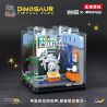 ZHEGAO 971014 CÔNG VIÊN KHỦNG LONG TRUNG QUỐC BẢO TÀNG bộ đồ chơi xếp lắp ráp ghép mô hình DINOSAUR VIRTUAL PARK 250 khối