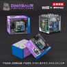 ZHEGAO 971015 CÔNG VIÊN KHỦNG LONG TRUNG QUỐC HUẤN LUYỆN TÁI XÂY DỰNG bộ đồ chơi xếp lắp ráp ghép mô hình DINOSAUR VIRTUAL PARK 241 khối