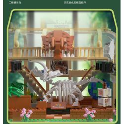 ZHEGAO 613000 BẢO TÀNG KHỦNG LONG bộ đồ chơi xếp lắp ráp ghép mô hình DINOSAUR MUSEUM 2788 khối