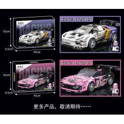 KOZOSHA C2161-1 2161-1 XE SANG JISU MÀU VÀNG bộ đồ chơi xếp lắp ráp ghép mô hình Speed Champions Racing Cars Đua Xe Công Thức 317 khối