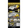 KOZOSHA C2161-1 2161-1 XE SANG JISU MÀU VÀNG bộ đồ chơi xếp lắp ráp ghép mô hình Speed Champions Racing Cars Đua Xe Công Thức 317 khối