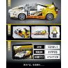 KOZOSHA C2161-1 2161-1 XE SANG JISU MÀU VÀNG bộ đồ chơi xếp lắp ráp ghép mô hình Speed Champions Racing Cars Đua Xe Công Thức 317 khối