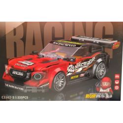 KOZOSHA C2162-2 2162-2 XE SANG JISU MÀU ĐỎ bộ đồ chơi xếp lắp ráp ghép mô hình Speed Champions Racing Cars Đua Xe Công Thức 335 khối