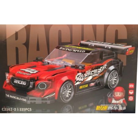 KOZOSHA C2162-2 2162-2 XE SANG JISU MÀU ĐỎ bộ đồ chơi xếp lắp ráp ghép mô hình Speed Champions Racing Cars Đua Xe Công Thức 335 khối