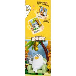 SEMBO 612016 THẾ GIỚI HAI MẶT CỦA XIAO LIUYA LÀM GIÀU NHỜ GẠCH VÀ VỮA bộ đồ chơi xếp lắp ráp ghép mô hình 338 khối