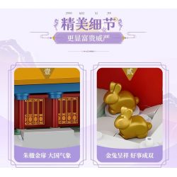 TOP TOY TC1603 1603 TỬ CẤM THÀNH CUNG ĐIỆN HÒA HỢP TỐI THƯỢNG TRONG KHUNG CẢNH TUYẾT RƠI bộ đồ chơi xếp lắp ráp ghép mô hình Architecture Công Trình Kiến Trúc 890 khối