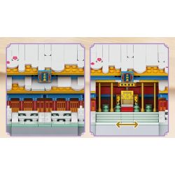 TOP TOY TC1603 1603 TỬ CẤM THÀNH CUNG ĐIỆN HÒA HỢP TỐI THƯỢNG TRONG KHUNG CẢNH TUYẾT RƠI bộ đồ chơi xếp lắp ráp ghép mô hình Architecture Công Trình Kiến Trúc 890 khối