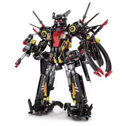 Kazi KY1111 1111 MECHA TIA CHỚP ĐEN bộ đồ chơi xếp lắp ráp ghép mô hình Technic BLACK LIGHTNING MECHA Kỹ Thuật Công Nghệ Cao Mô Hình Phương Tiện 946 khối