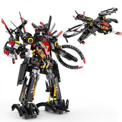 Kazi KY1111 1111 MECHA TIA CHỚP ĐEN bộ đồ chơi xếp lắp ráp ghép mô hình Technic BLACK LIGHTNING MECHA Kỹ Thuật Công Nghệ Cao Mô Hình Phương Tiện 946 khối