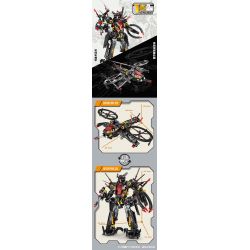 Kazi KY1111 1111 MECHA TIA CHỚP ĐEN bộ đồ chơi xếp lắp ráp ghép mô hình Technic BLACK LIGHTNING MECHA Kỹ Thuật Công Nghệ Cao Mô Hình Phương Tiện 946 khối