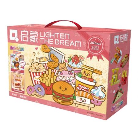 QMAN ENLIGHTEN KEEPPLEY 35018 21 NGÀY THƯỞNG CHỌC VUI bộ đồ chơi xếp lắp ráp ghép mô hình Creator Sáng Tạo