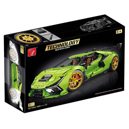 TYGOLL T5046 5046 AVENTADOR SVJ 1:6 tỷ lệ 1:6 bộ đồ chơi xếp lắp ráp ghép mô hình Technic Kỹ Thuật Công Nghệ Cao Mô Hình Phương Tiện 6628 khối