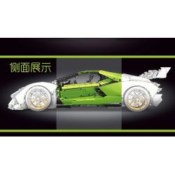 TYGOLL T5046 5046 AVENTADOR SVJ 1:6 tỷ lệ 1:6 bộ đồ chơi xếp lắp ráp ghép mô hình Technic Kỹ Thuật Công Nghệ Cao Mô Hình Phương Tiện 6628 khối