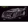 TYGOLL T5046 5046 AVENTADOR SVJ 1:6 tỷ lệ 1:6 bộ đồ chơi xếp lắp ráp ghép mô hình Technic Kỹ Thuật Công Nghệ Cao Mô Hình Phương Tiện 6628 khối