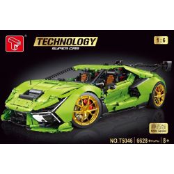 TYGOLL T5046 5046 AVENTADOR SVJ 1:6 tỷ lệ 1:6 bộ đồ chơi xếp lắp ráp ghép mô hình Technic Kỹ Thuật Công Nghệ Cao Mô Hình Phương Tiện 6628 khối