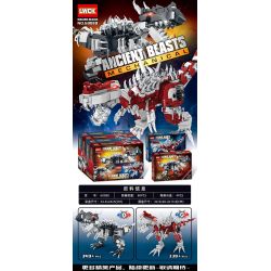 LWCK 60080 CƠ KHÍ QUÁI THÚ CỔ ĐẠI bộ đồ chơi xếp lắp ráp ghép mô hình 678 khối