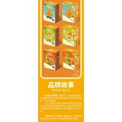 KAIDO 99014 MÓN BÁNH 4 LOẠI CUA TẨM BỘT QUẾ NƯỚC CỐT DỪA ỐC BINGO bộ đồ chơi xếp lắp ráp ghép mô hình FOOD PARTY