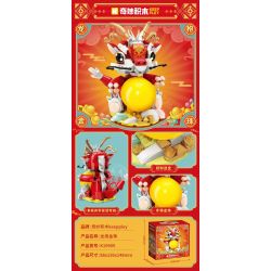 KEEPPLEY K19909 19909 RỒNG CẦM HẠT VÀNG bộ đồ chơi xếp lắp ráp ghép mô hình Creator Sáng Tạo