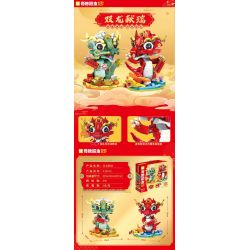 KEEPPLEY K19910 19910 SONG DŨNG TIÊN THỤY bộ đồ chơi xếp lắp ráp ghép mô hình Creator Sáng Tạo 890 khối